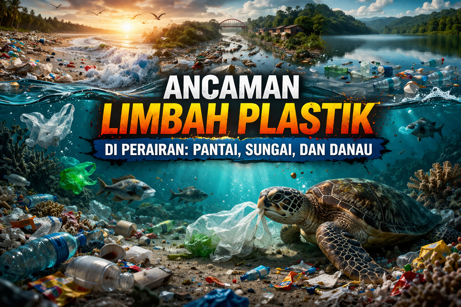 Ancaman Limbah Plastik di Perairan